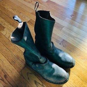 The Original Brown Leather Dr. Martens Riding Boots